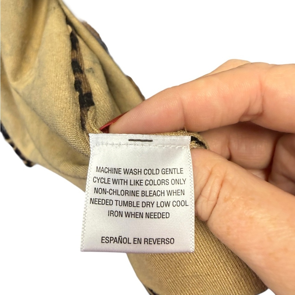 NWT Charter Club Woman 0X Leopard Print Gold Button Cardigan - Picture 10 of 12